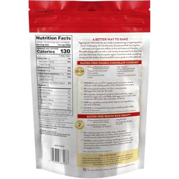 Arrowhead Mills Organic Gluten Free Brown Rice Flour, 24 oz Bag