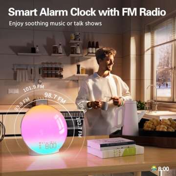 MOMILLA Sunrise Alarm Clock Smart Wake-Up Light