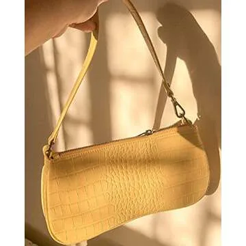 JW PEI Women's Eva Shoulder Handbag - Light Yellow