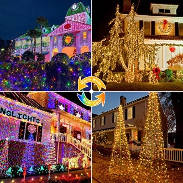 82FT 200 LED Color Changing Christmas String Lights