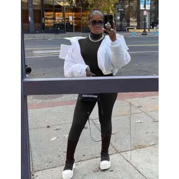 BORIFLORS Long Sleeve Jumpsuit for Women Sexy Turtleneck One Piece Bodycon Rompers Clubwear