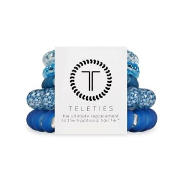 TELETIES - Mixed Spiral Hair Coils - Holiday Collection - Ponytail Holder Hair Ties for Women - Phon...