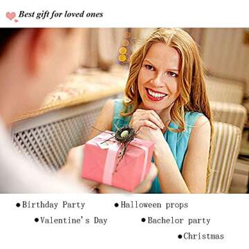 Wang-Data Creative Ceramic Cigarette Ashtrays with Lips Style Fashion Home Decorations（Dark Red）