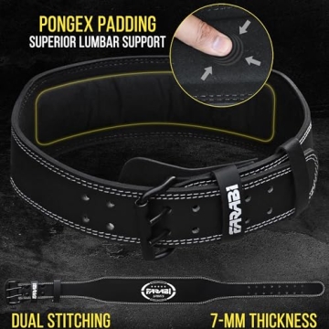 Genuine Leather Weight Lifting Belt for All Gym Users
