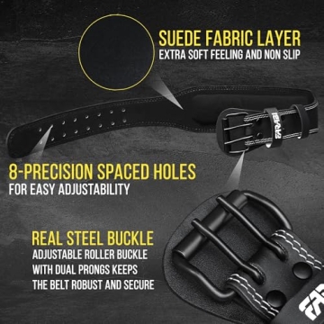 Genuine Leather Weight Lifting Belt for All Gym Users