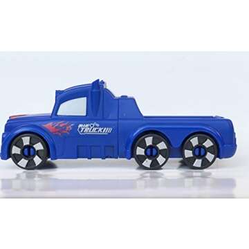 Hungry Cutters Magnetic Create & Build Vehicle Set. Fine Motor Speech Educational STEM Construction Preschool Engineering Best Gift for Boys and Girls!