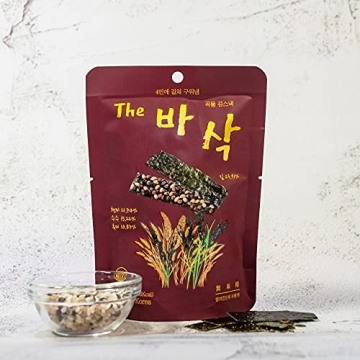 Crunchy Seaweed Chips, Whole Grain, No Additives, 8.15oz