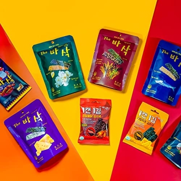 Crunchy Seaweed Chips, Whole Grain, No Additives, 8.15oz