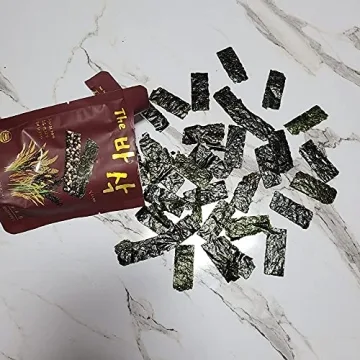 Crunchy Seaweed Chips, Whole Grain, No Additives, 8.15oz