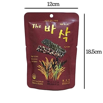 Crunchy Seaweed Chips, Whole Grain, No Additives, 8.15oz