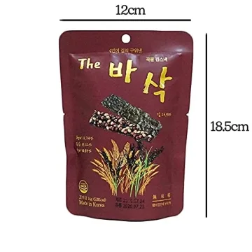 Crunchy Seaweed Chips, Whole Grain, No Additives, 8.15oz