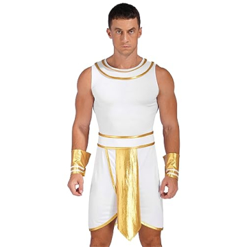Hansber Men's Ancient Greek Costume: The Ultimate Toga for Festivities