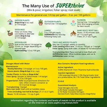 SuperThrive Plant Food for Thriving Gardens - 120Ml
