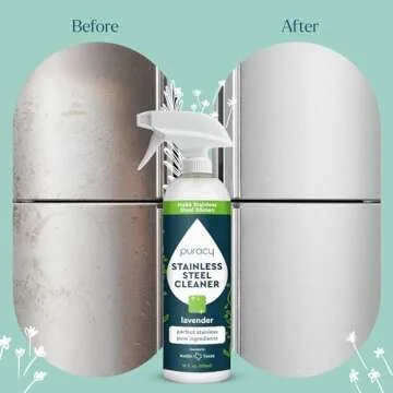 Puracy Stainless Steel Cleaner - Natural & Effective