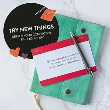 Flowjo Couple's Bucket List - The Couple Games - Couple Cards Date Night Gifts - 100 Romantic & Adventurous Couples Date Ideas - Reconnect, Bond, and Ignite The Spark of Deeper Love!