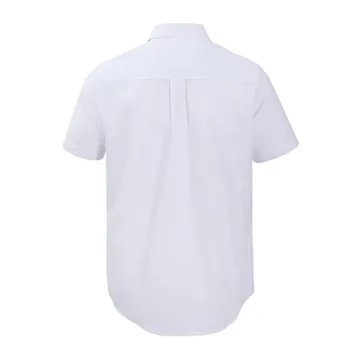 JEKAOYI Summer Linen Cotton Short Sleeve Shirt