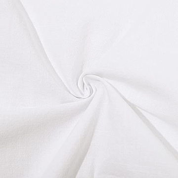 JEKAOYI Summer Linen Cotton Short Sleeve Shirt