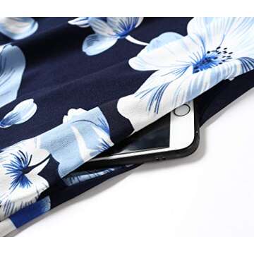 ZZER Women Casual Summer Maxi Dress with Pockets