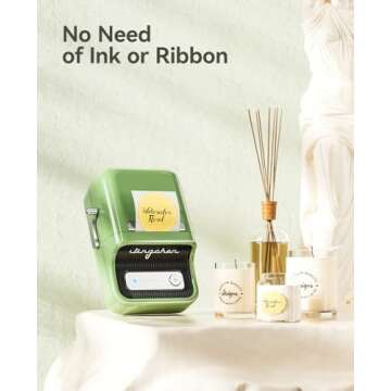 NIIMBOT B21 Label Maker Inkless Bluetooth Label Printer, 2 Inch Portable Thermal Printer for Small B...