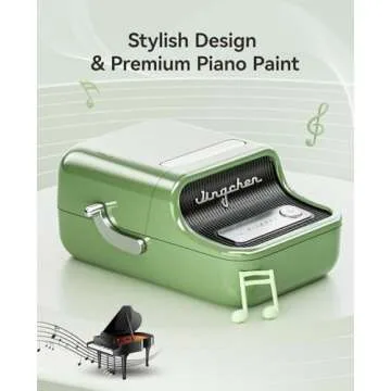 NIIMBOT B21 Label Maker Inkless Bluetooth Label Printer, 2 Inch Portable Thermal Printer for Small Business, Address, Logo, Clothing, Mailing, Candles, Jewelry, Sticker Printer for Gift, Green