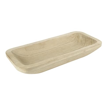 Stylish POPRHINO Wooden Dough Bowl for All Decor