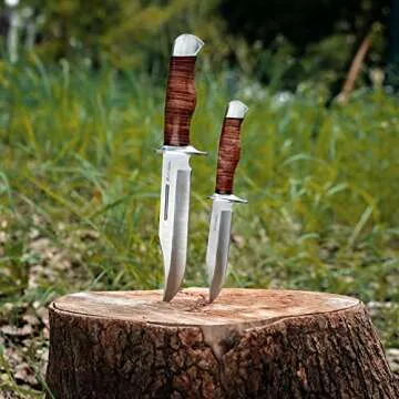 FLISSA Bowie Knife Set for Camping and Outdoor Use