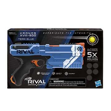 Nerf Rival Kronos XVIII-500 Blaster - Blue Action Fun