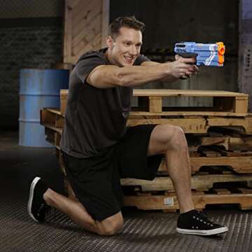 Nerf Rival Kronos XVIII-500 Blaster - Blue Action Fun