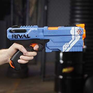 Nerf Rival Kronos XVIII-500 Blaster - Blue Action Fun