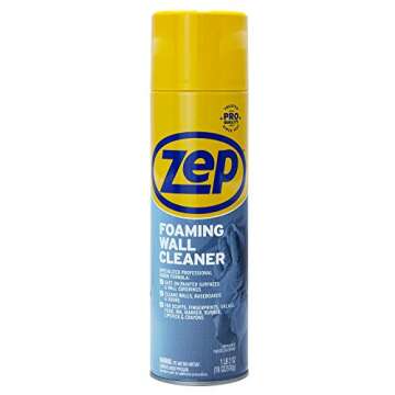 Zep Foaming Wall Cleaner - 18 oz (Case of 4) ZUFWC18 - Removes Stains Without Damaging Finishes
