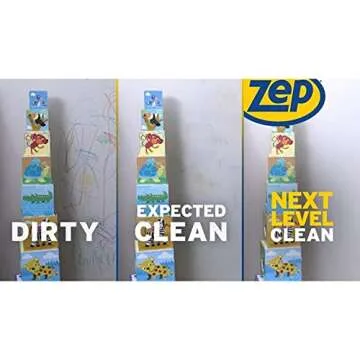 Zep Foaming Wall Cleaner - 18 oz (Case of 4) ZUFWC18 - Removes Stains Without Damaging Finishes
