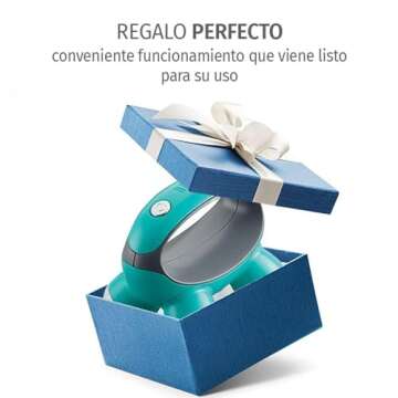 Homedics, Quatro Mini Hand-Held Massager with Hand Grip, Battery Operated Vibration Massage, 4 Massage Nodes, Powered by 2 AAA Batteries (Included), Assorted Colors