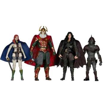 McFarlane Toys - The Lord of Rings: The War of The Rohirrim 4in Action Figure Gold Label 4 Pack
