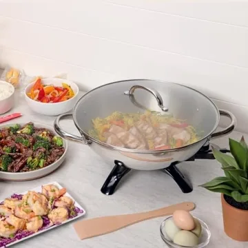 Presto 5900 Electric Wok for Effortless Cooking Experience