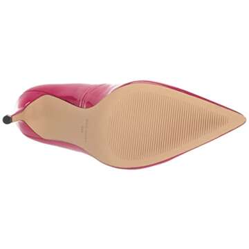 Nine West Women's Fresh3 Pump - Elegant Magenta Patent Heel