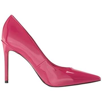 Nine West Women's Fresh3 Pump - Elegant Magenta Patent Heel