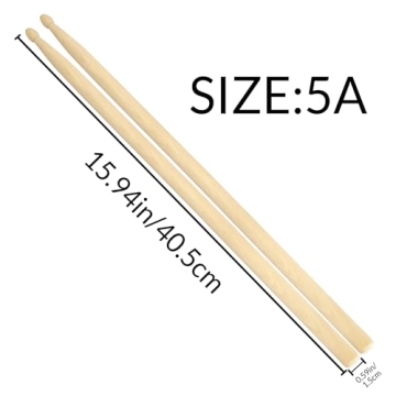 Personalized Custom Maple Drumsticks for Drummers