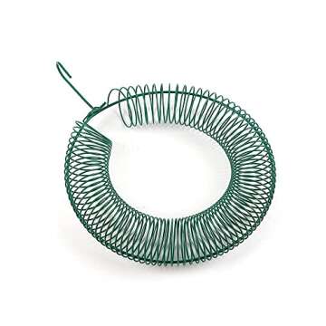 Peanut Bird Feeder,Blue Jays/Squirrel Feeder, Suet Wreath Feeder, Solid Steel Durable Whole Peanut Wild Bird Feeder with Hanging Hook.for Blue Jays for Outdoor (Green)