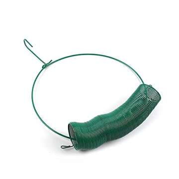 Peanut Bird Feeder,Blue Jays/Squirrel Feeder, Suet Wreath Feeder, Solid Steel Durable Whole Peanut Wild Bird Feeder with Hanging Hook.for Blue Jays for Outdoor (Green)