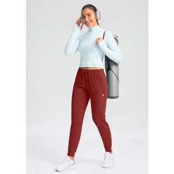 G Gradual Women's Joggers with Zipper Pockets for Comfort