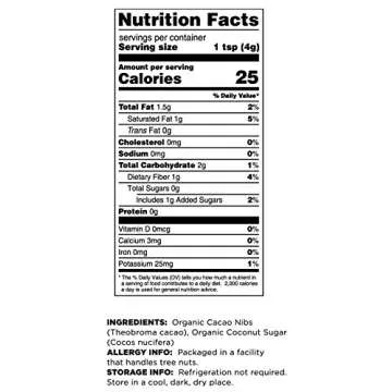 Terrasoul Superfoods Organic Sweet Cacao Nibs, 1 Pound