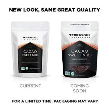 Terrasoul Superfoods Organic Sweet Cacao Nibs, 1 Pound