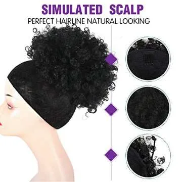 AISAIDE Afro Puff Drawstring Ponytail for Effortless Style