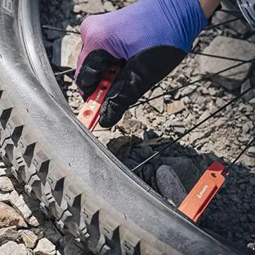 Granite Talon Bike Tire Levers with Bicycle Chain Master Link Pliers Function, Bike Chain Quick-Link Removing Tools, Bike Tool Kit for Mountain Bike, Road Bike, BMX Bike (Orange)