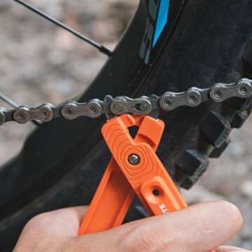 Granite Talon Bike Tire Levers with Bicycle Chain Master Link Pliers Function, Bike Chain Quick-Link Removing Tools, Bike Tool Kit for Mountain Bike, Road Bike, BMX Bike (Orange)