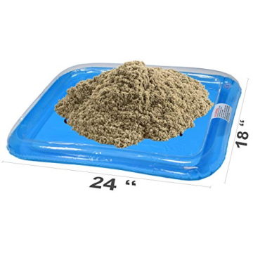 CoolSand Natural 5 Pound Refill Pack with Sandbox