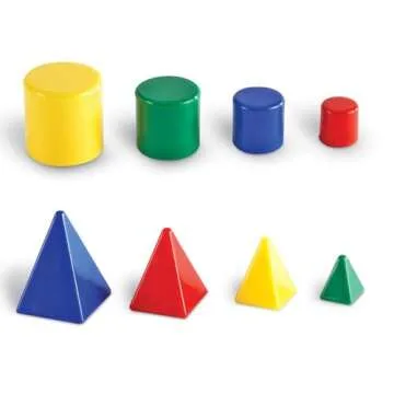 Learning Resources Mini GeoSolids, Colorful Geometry Toy
