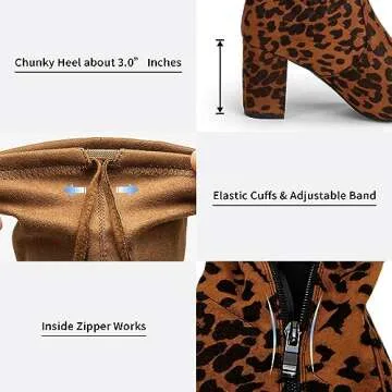 Vepose Women's Thigh High Boots - Chic & Comfortable