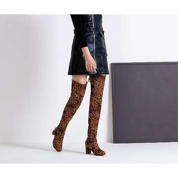 Vepose Women's Thigh High Boots - Chic & Comfortable