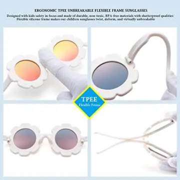 Stylish NULOOQ Sunglasses for Kids - Safe & Durable